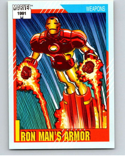 1991 Impel Marvel Universe #133 Iron Man's Armor   V71638 Image 1