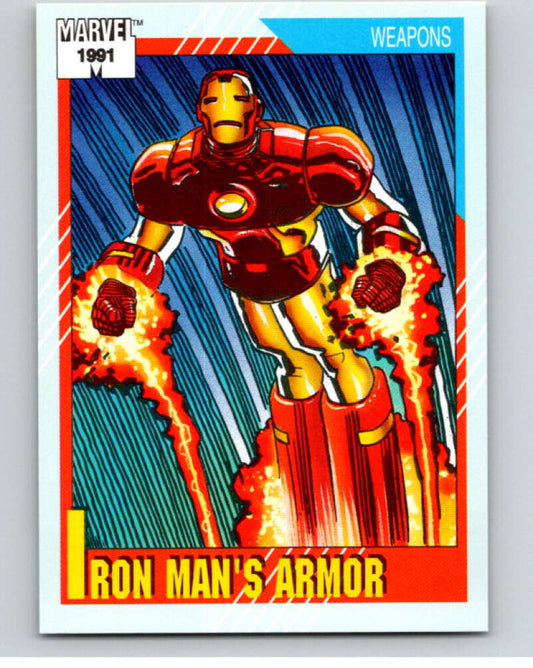 1991 Impel Marvel Universe #133 Iron Man's Armor   V71639 Image 1