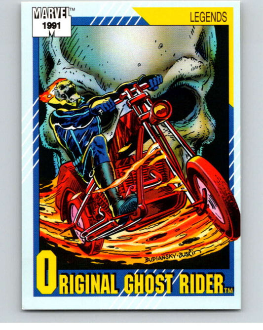 1991 Impel Marvel Universe #142 Original Ghost Rider   V71654 Image 1