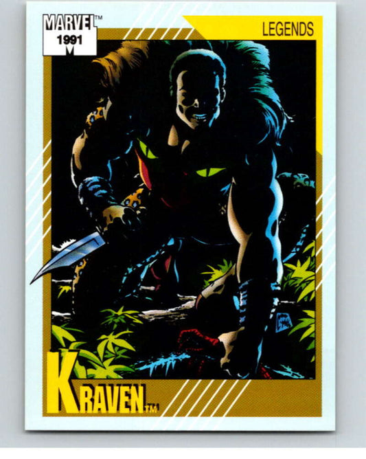 1991 Impel Marvel Universe #143 Kraven   V71658 Image 1