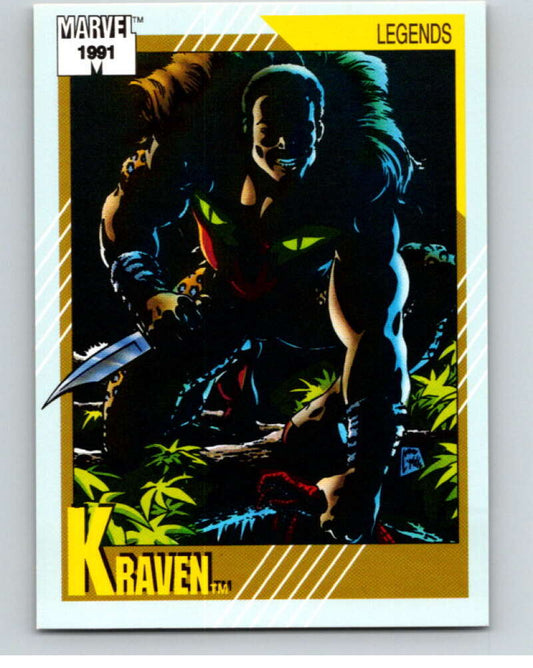 1991 Impel Marvel Universe #143 Kraven   V71659 Image 1