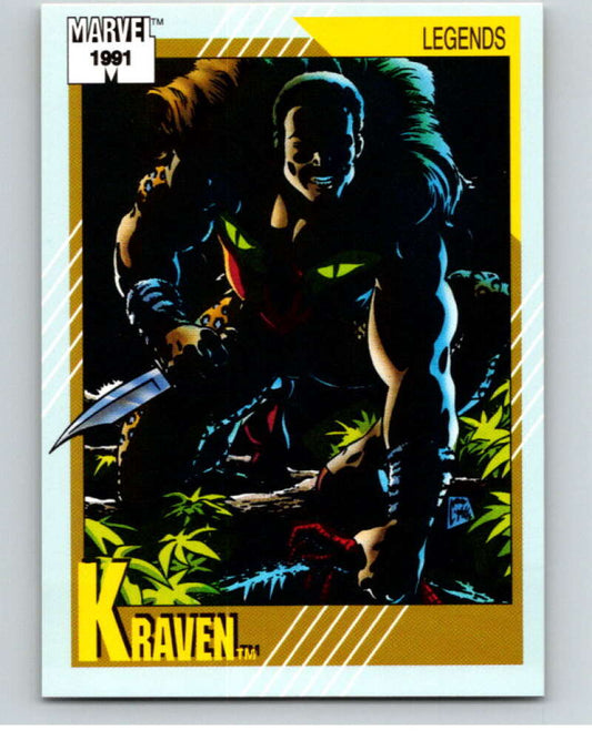 1991 Impel Marvel Universe #143 Kraven   V71661 Image 1
