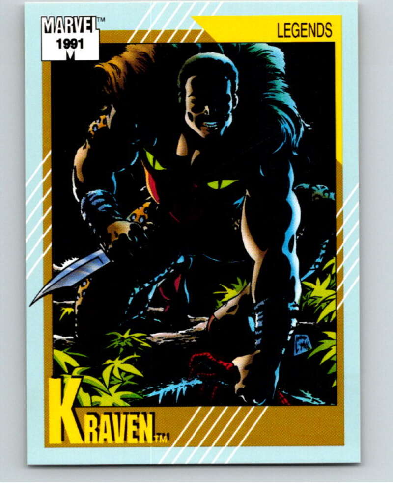 1991 Impel Marvel Universe #143 Kraven   V71662 Image 1