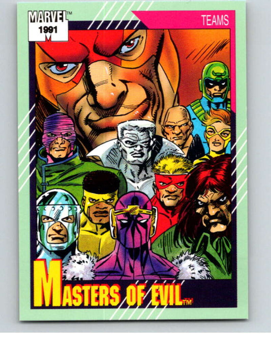 1991 Impel Marvel Universe #157 Masters of Evil   V71685 Image 1