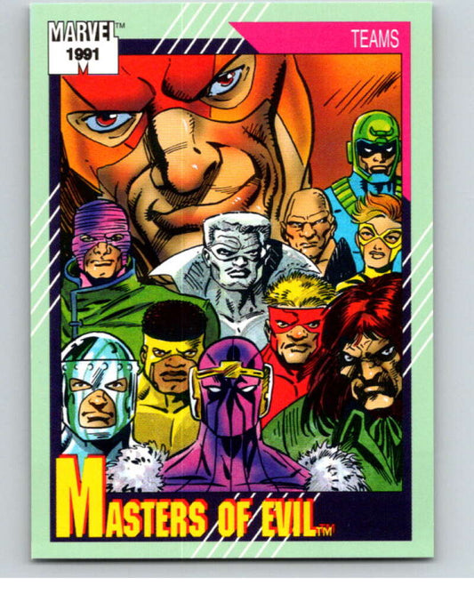 1991 Impel Marvel Universe #157 Masters of Evil   V71686 Image 1