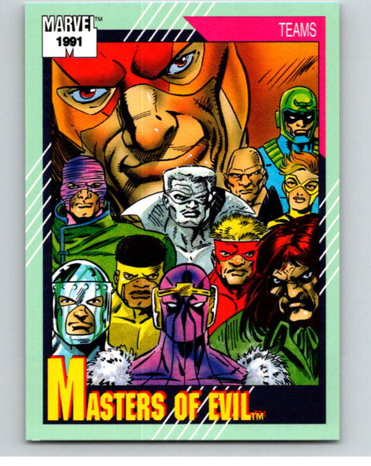 1991 Impel Marvel Universe #157 Masters of Evil   V71687 Image 1