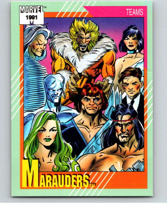 1991 Impel Marvel Universe #158 Marauders   V71689 Image 1