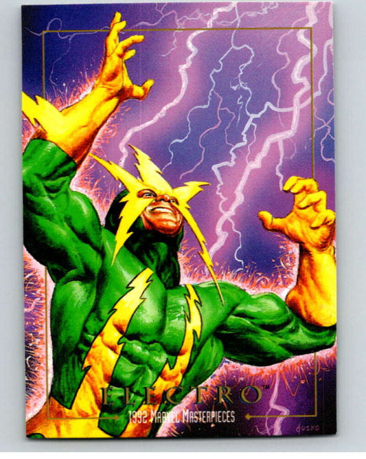 1992 Skybox Marvel Masterpieces #23 Electro  V71711 Image 1