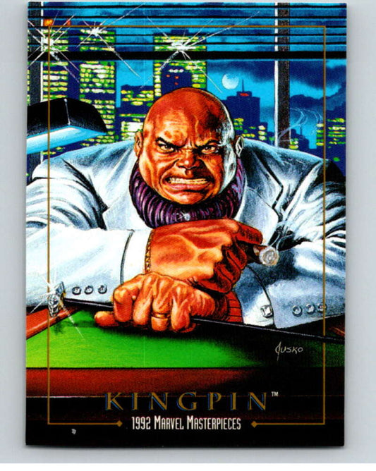 1992 Skybox Marvel Masterpieces #43 Kingpin  V71725 Image 1