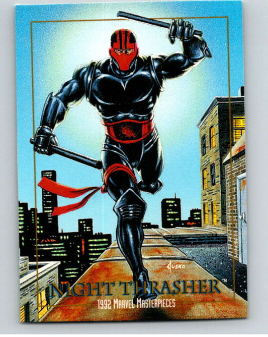 1992 Skybox Marvel Masterpieces #63 Night Thrasher  V71751 Image 1
