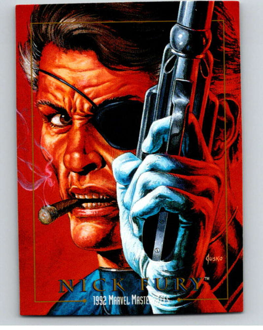 1992 Skybox Marvel Masterpieces #64 Nick Fury  V71754 Image 1