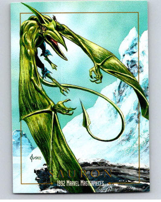 1992 Skybox Marvel Masterpieces #76 Sauron  V71775 Image 1