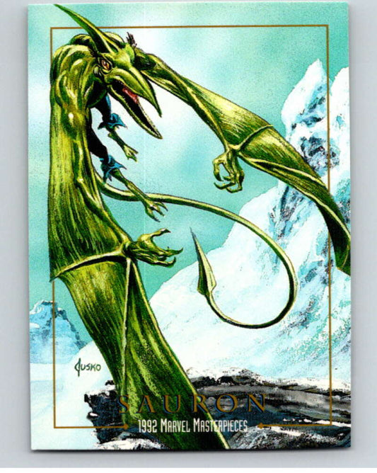 1992 Skybox Marvel Masterpieces #76 Sauron  V71776 Image 1