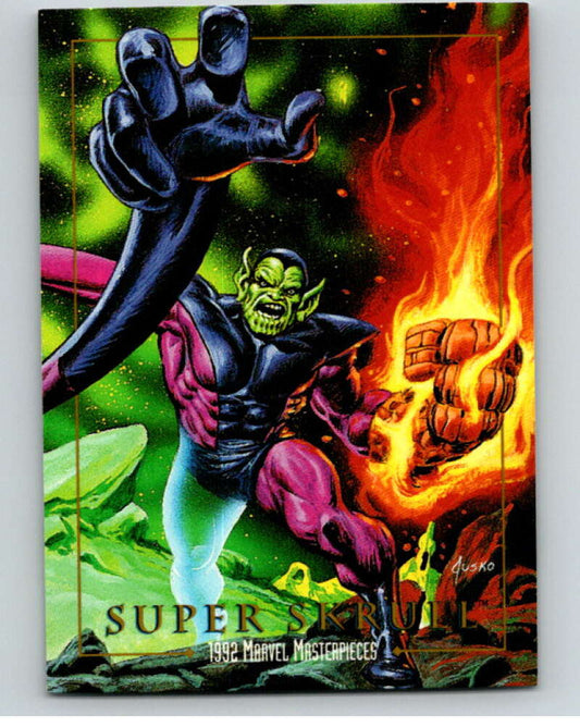 1992 Skybox Marvel Masterpieces #83 Thanos  V71784 Image 1