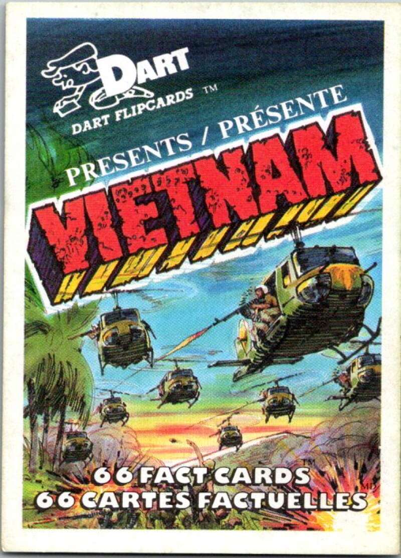 1988 Dart Flipcards Vietnam Facts Series I #1 Vietnam  V72109 Image 1