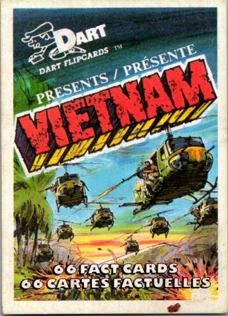 1988 Dart Flipcards Vietnam Facts Series I #1 Vietnam  V72110 Image 1