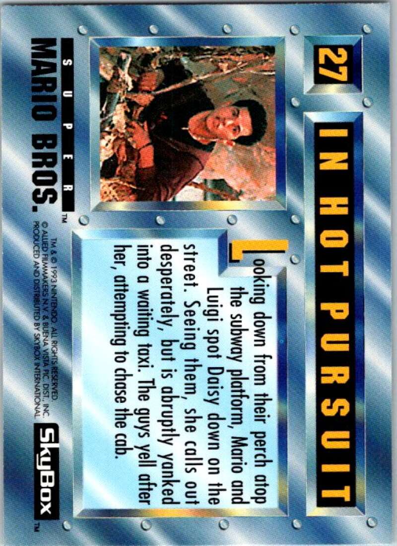 1993 Super Mario Brothers #27 Trading Card  V72350 Image 2