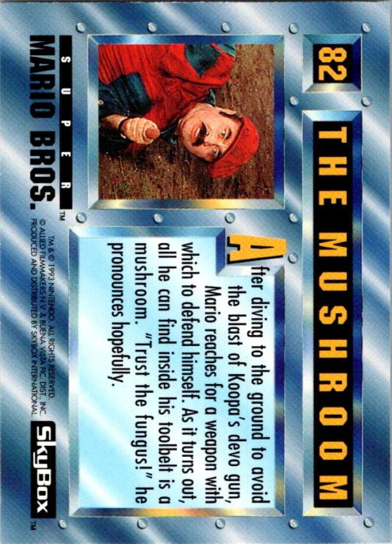 1993 Super Mario Brothers #82 Trading Card  V72395 Image 2