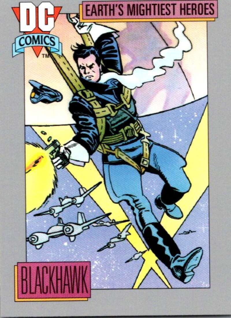 1992 Impel DC Comics Cosmic #36 Blackhawk   V72490 Image 1