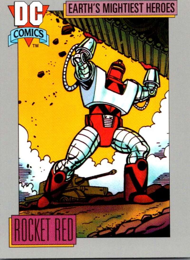 1992 Impel DC Comics Cosmic #74 Rocket Red   V72496 Image 1