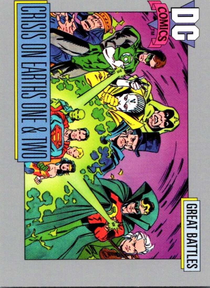 1992 Impel DC Comics Cosmic #144 Crisis on Earths One Two  V72502 Image 1