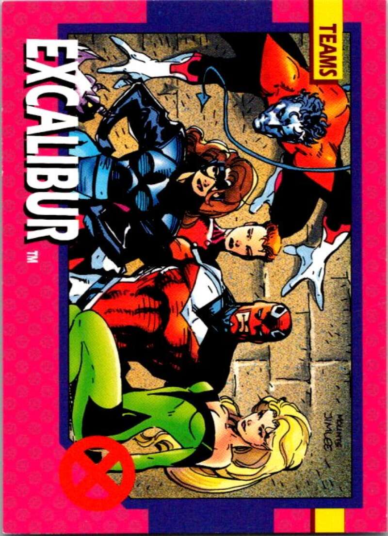 1992 Impel X-Men #75 Excalibur   V72567 Image 1