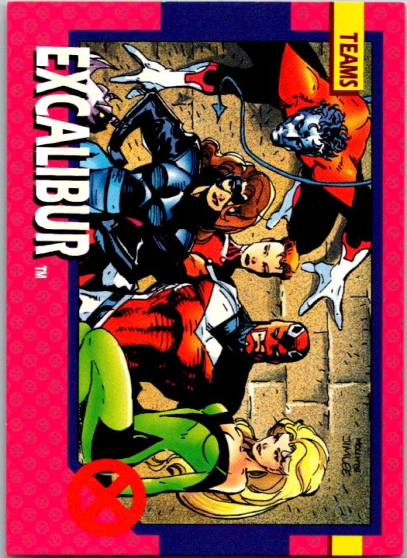 1992 Impel X-Men #75 Excalibur   V72568 Image 1