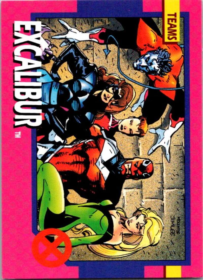 1992 Impel X-Men #75 Excalibur   V72569 Image 1