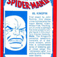 1992  Spider-Man 30th Anniversary #65 Kingpin   V72714 Image 2
