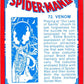 1992  Spider-Man 30th Anniversary #72 Venom   V72723 Image 2