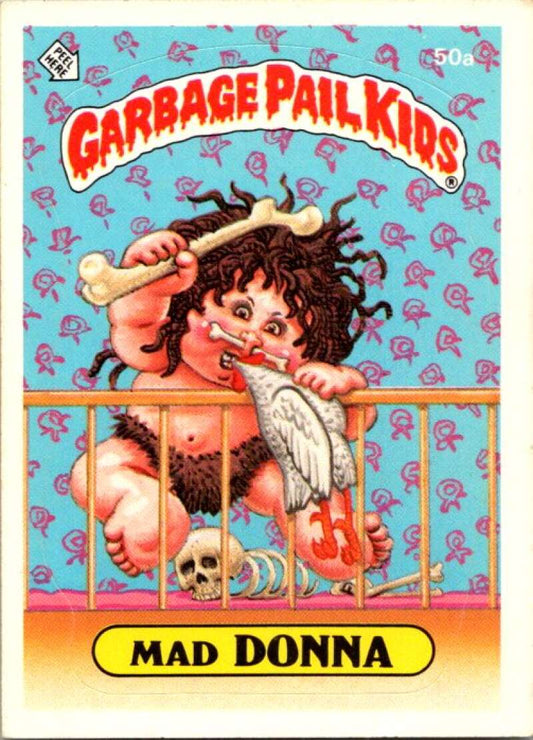 1985 Topps Garbage Pail Kids Series 2 #50a Mad Donna  V72737 Image 1