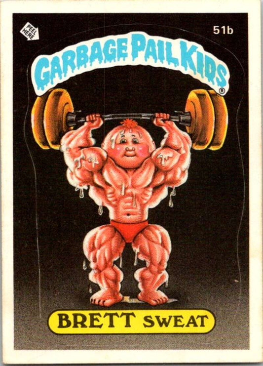 1985 Topps Garbage Pail Kids Series 2 #51a Russell Muscle  V72739 Image 1
