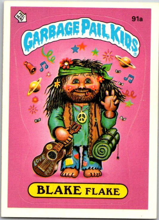1986 Topps Garbage Pail Kids Series 3 #91a Blake Flake  V72781 Image 1