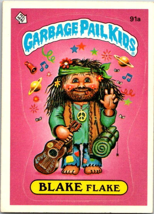 1986 Topps Garbage Pail Kids Series 3 #91a Blake Flake  V72783 Image 1