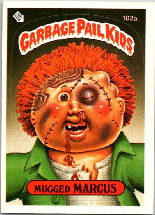1986 Topps Garbage Pail Kids Series 3 #102b Kayo'd Cody  V72821 Image 1
