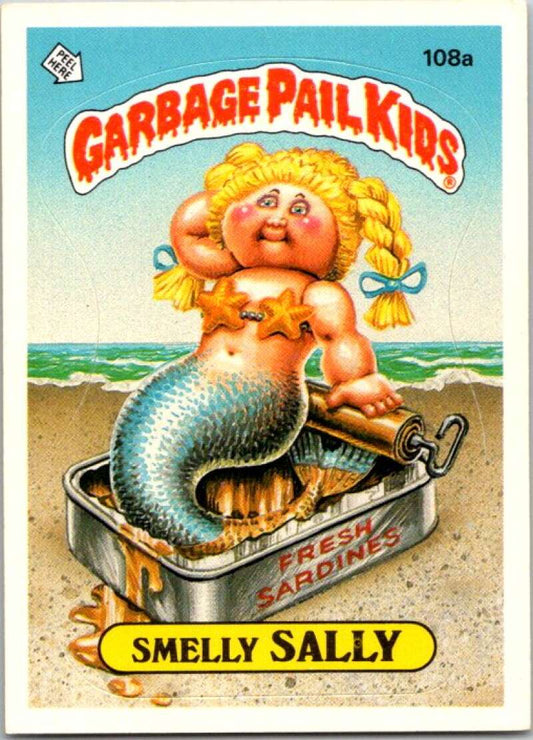1986 Topps Garbage Pail Kids Series 3 #108a Smelly Sally  V72838 Image 1