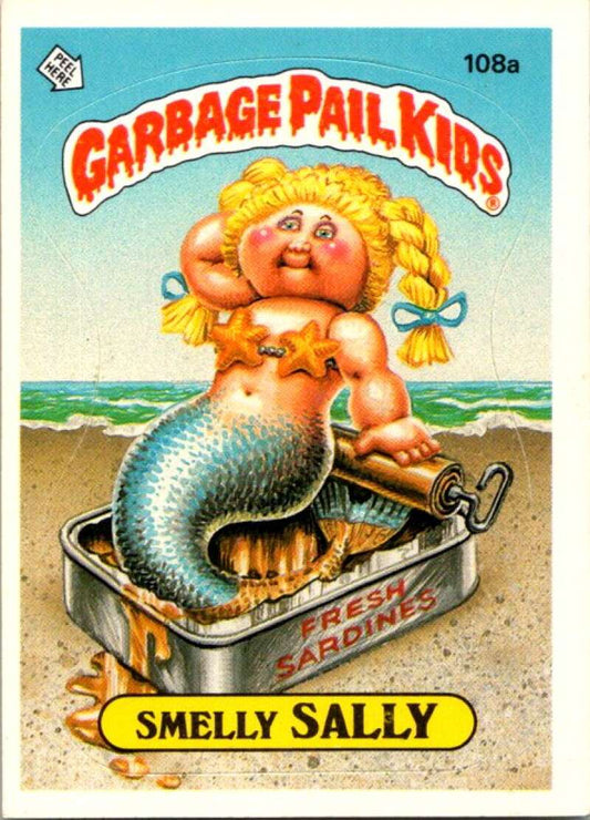 1986 Topps Garbage Pail Kids Series 3 #108a Smelly Sally  V72839 Image 1