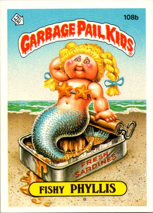 1986 Topps Garbage Pail Kids Series 3 #109a Toady Terry  V72843 Image 1