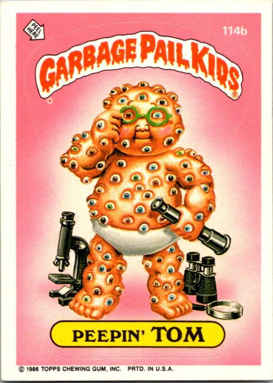 1986 Topps Garbage Pail Kids Series 3 #115a Warmin' Norman  V72869 Image 1