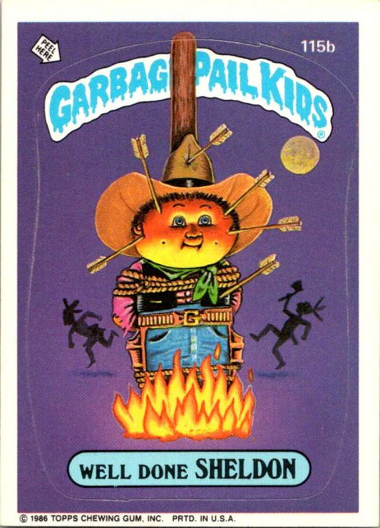 1986 Topps Garbage Pail Kids Series 3 #116a Eerie Eric  V72872 Image 1