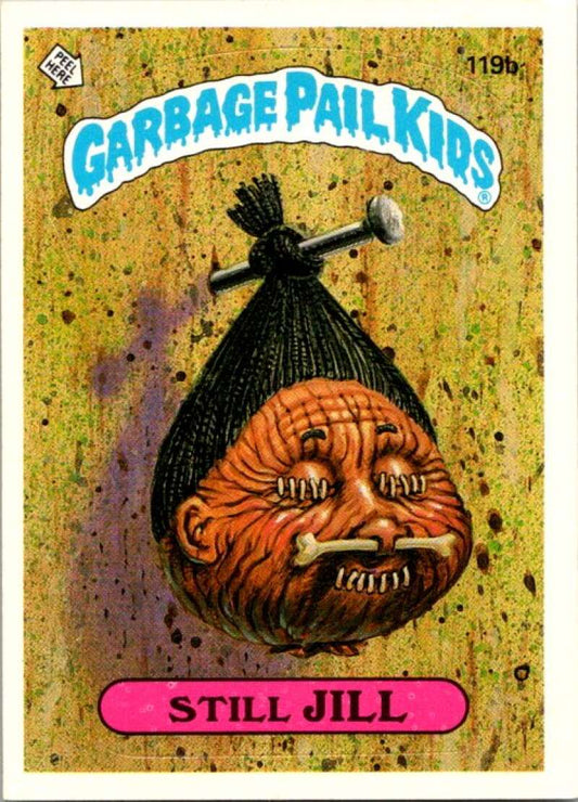 1986 Topps Garbage Pail Kids Series 3 #119b Still Jill  V72881 Image 1