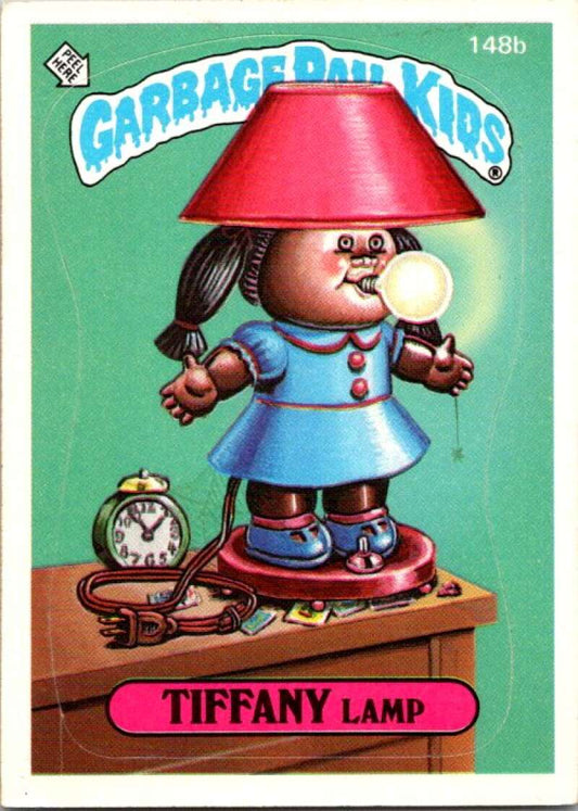 1986 Topps Garbage Pail Kids Series 4 #148B Tiffany Lamp  V72912 Image 1