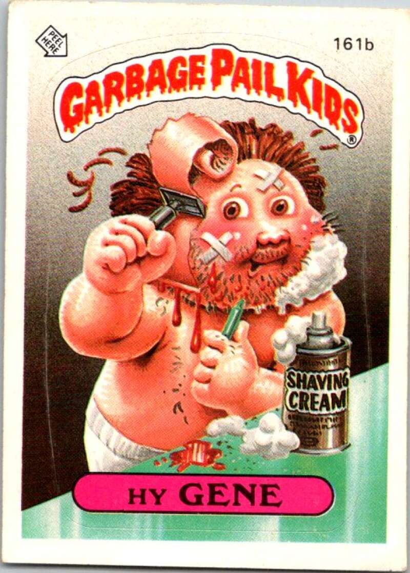 1986 Topps Garbage Pail Kids Series 4 #161B Hy Gene  V72926 Image 1