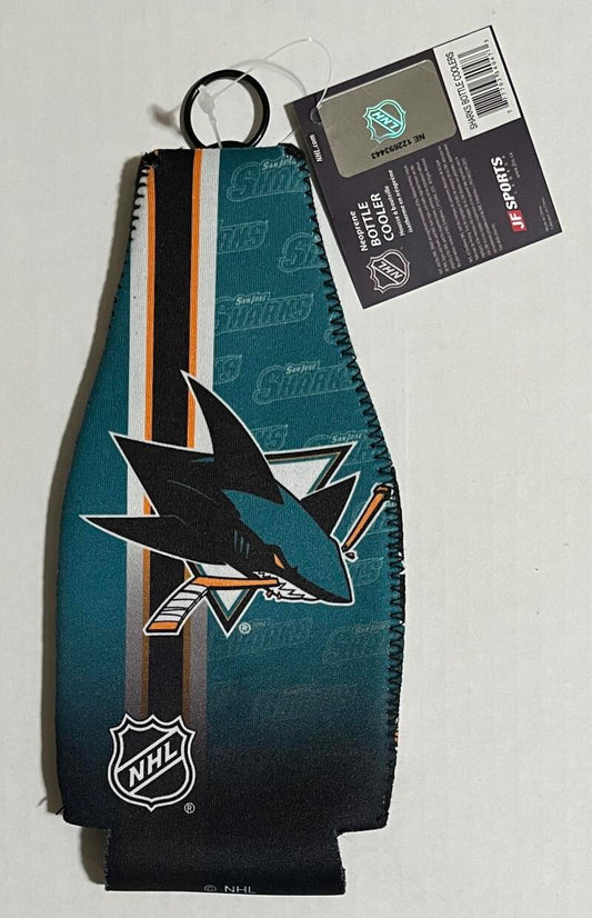 San Jose Sharks NHL Brand New Neoprene Bottle Cooler with Tag Image 1