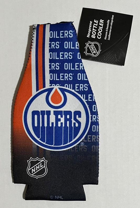 Edmonton Oilers NHL Brand New Neoprene Bootle Cooler with Tag Image 1
