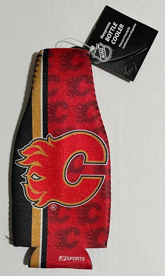 Calgary Flames NHL Brand New Neoprene Bootle Cooler with Tag Image 1