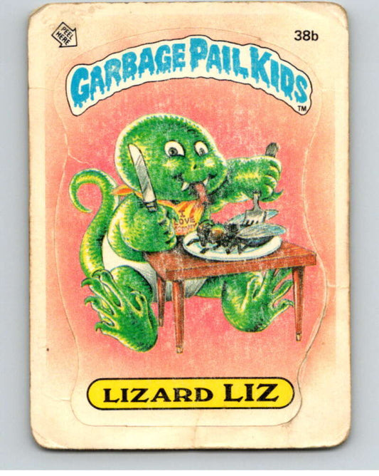 1985 Topps Garbage Pail Kids Series 1 #38b Lizard Liz   V72943 Image 1