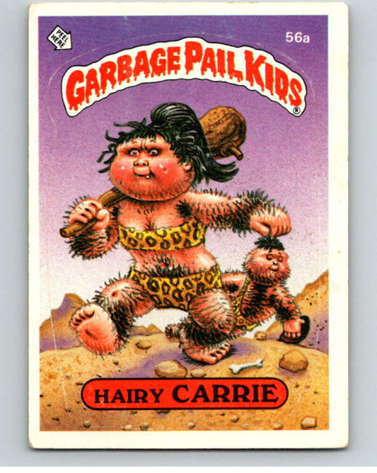 1985 Topps Garbage Pail Kids Series 2 #56a Hairy Carrie   V72950 Image 1