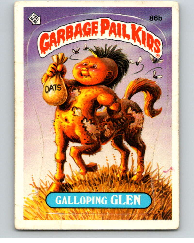 1986 Topps Garbage Pail Kids Series 3 #86b Galloping Glen   V72965 Image 1