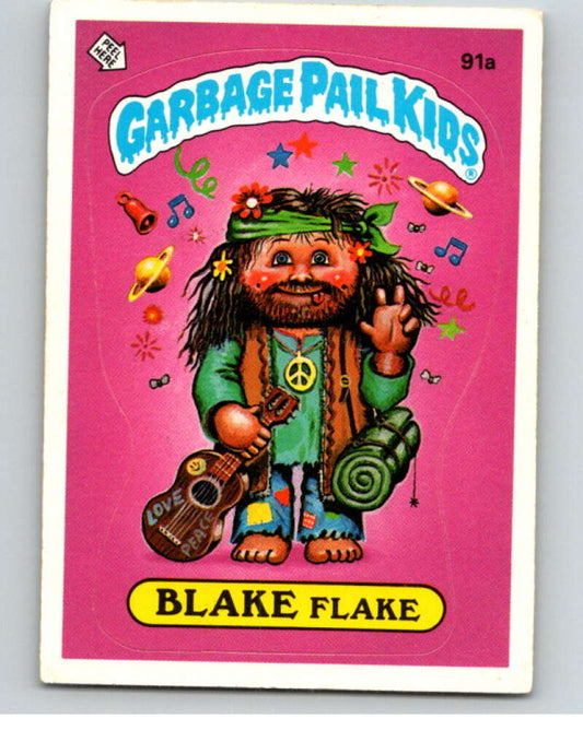 1986 Topps Garbage Pail Kids Series 3 #91a Blake Flake   V72974 Image 1